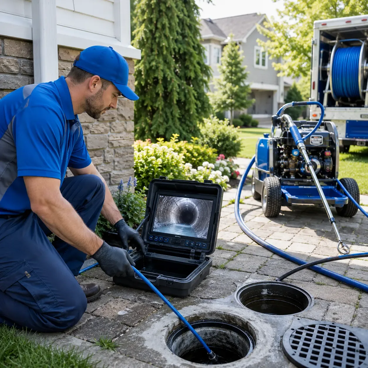 Outdoor drain cleaning professionals serving Benton, MS