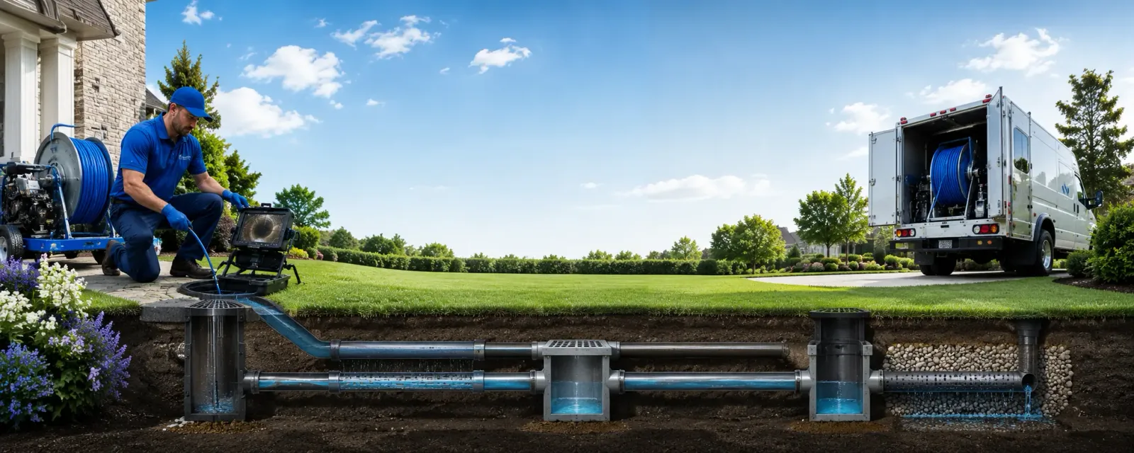 Outdoor drain cleaning information for Benton, MS